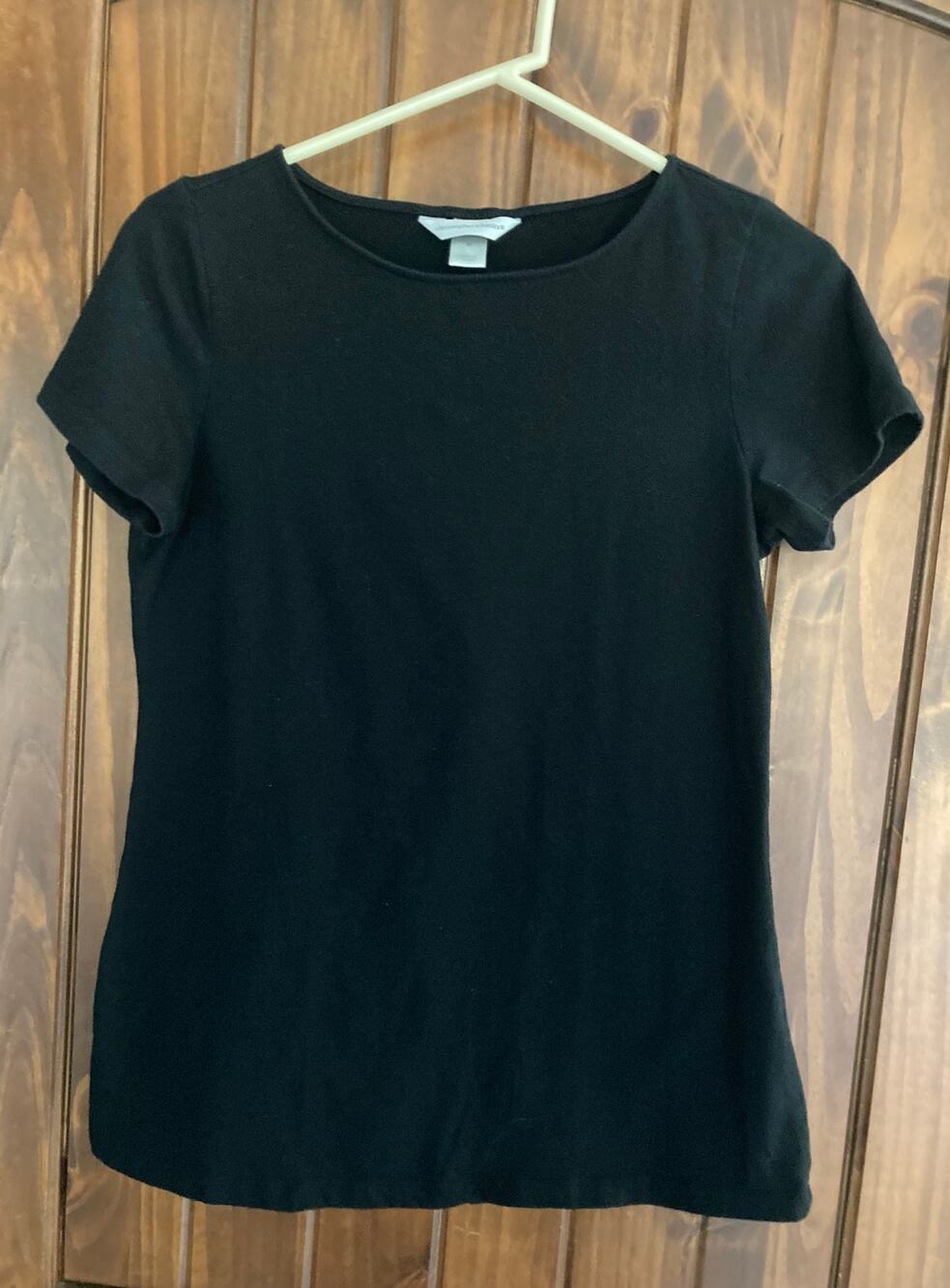 Christopher & Banks black tee  ladies medium
